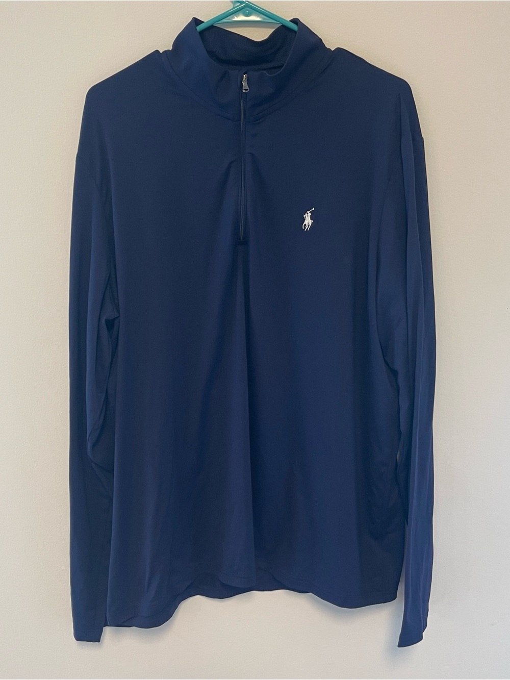 Polo Golf Ralph Lauren Performance Quarter Zip Pullover French Navy Blue NWT